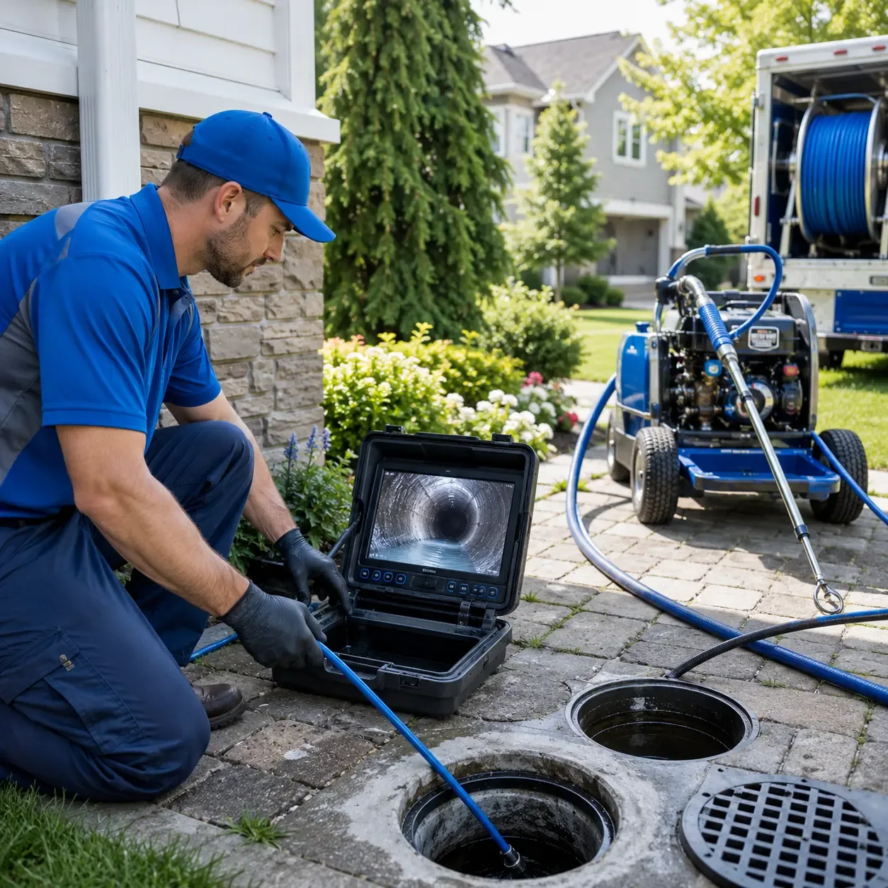 Outdoor drain cleaning professionals serving Lake Jackson, TX