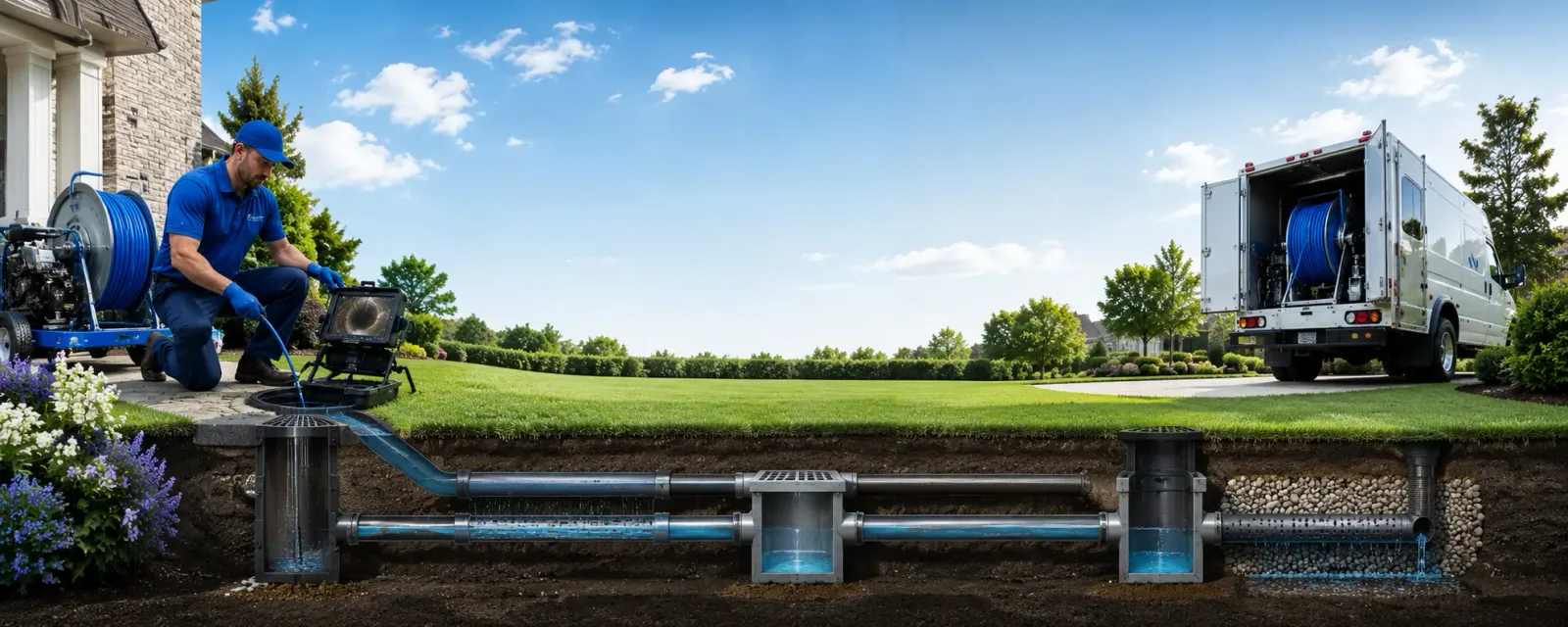 Outdoor drain cleaning information for Lake Jackson, TX